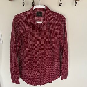 Men's Red Polka Dot Shirt